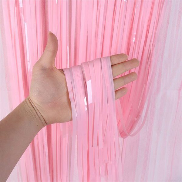 Macaron-Pink-Backdrop-Curtain-Tassel-Close-Up