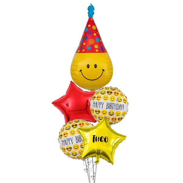 Smiley-Party-Hat-Emoji-Balloon-Bouquet
