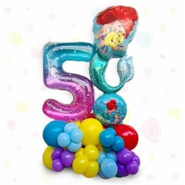 Ariel-Licensed-Cartoon-Deluxe-Balloon-Centerpiece