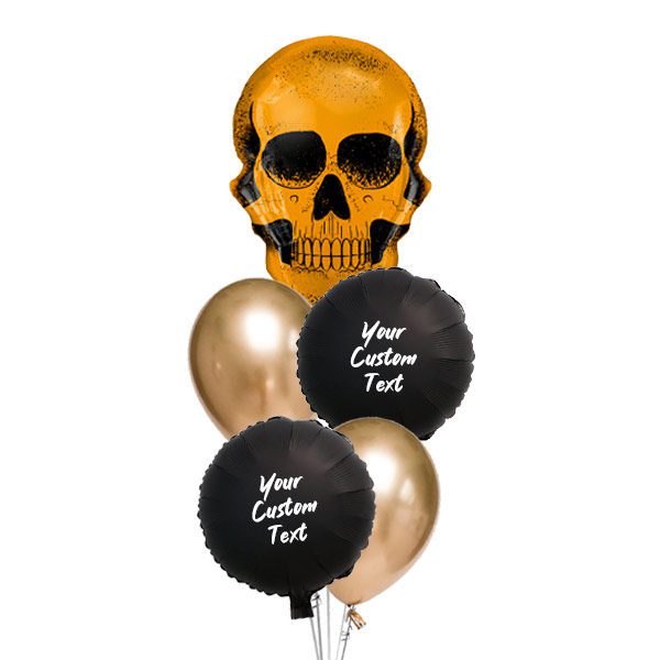 Bronze-Skull-Balloon-Bouquet