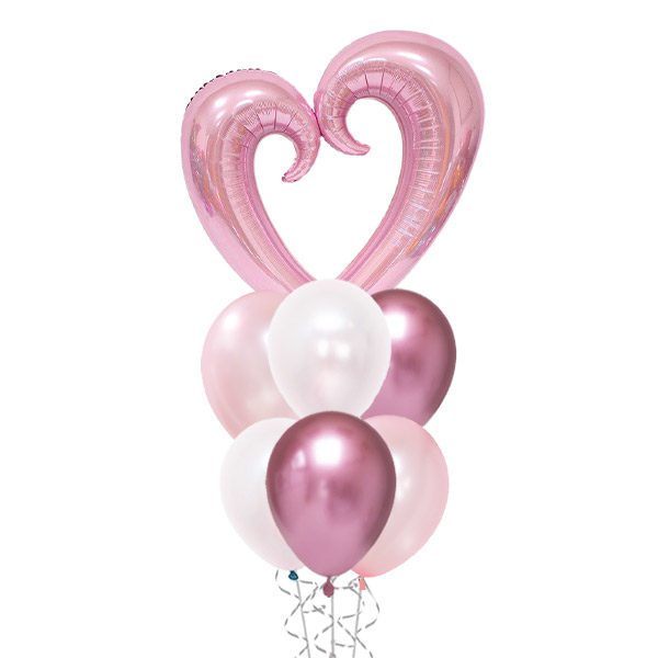 40-inch-Lovely-Pink-Heart-Balloon-Bouquet