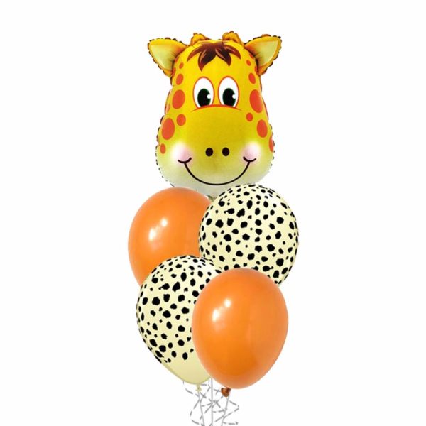 Giraffe-Junlge-Safari-Giant-Balloon-Bouquet