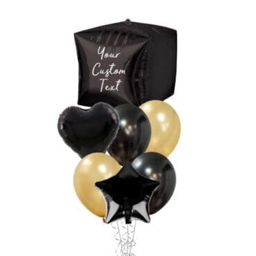 Black-Cube-Balloon-Bouquet