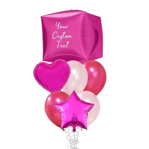 Fuschia-Cube-Balloon-Bouquet