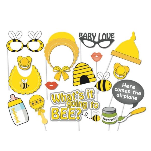 Honey Bee Baby Photobooth Props