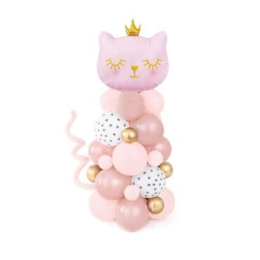 Pink Cat Balloon Column