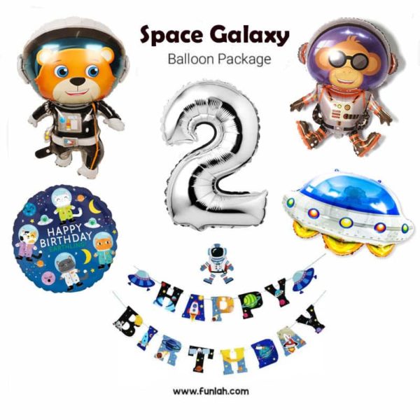 Balloon Foil package - space galaxy