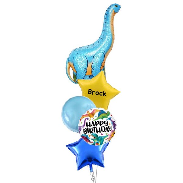 Blue-Brontomerus-Dinosaur-Balloon-Bouquet
