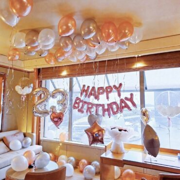 Funlah Mega Pink Happy Birthday Balloon Package