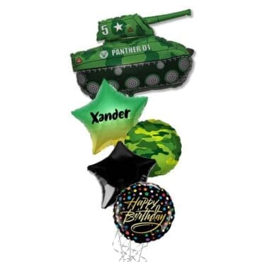 Panther One Tanker Birthday Balloon Bouquet