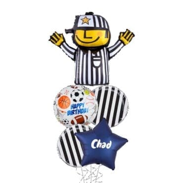 Sports Referee Umpire Balloon Bouquet