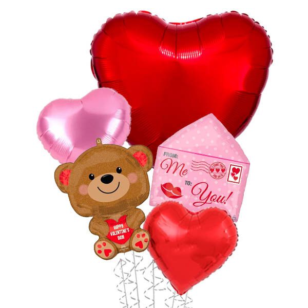 Teddy Me to you balloon bouquet