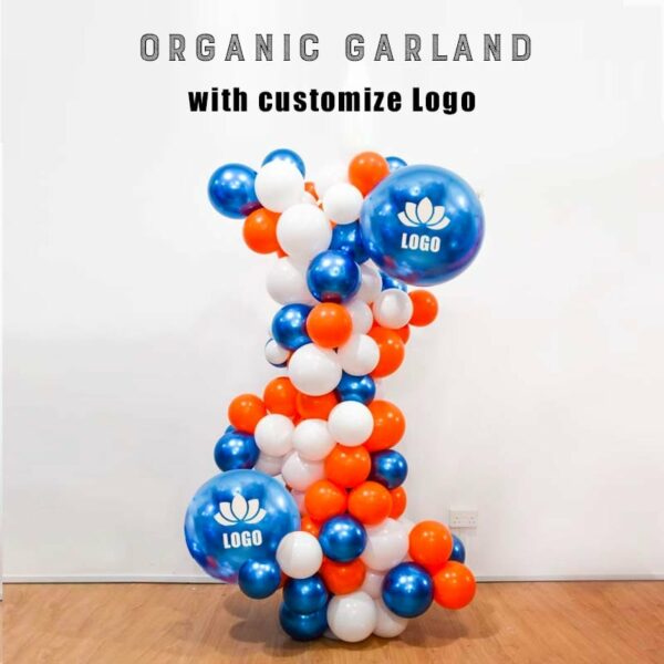 Organic Garland with customize logo