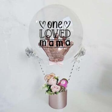 Balloon Hamper Birdnest Flower