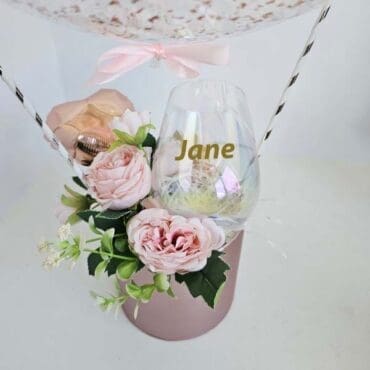 Balloon Hamper Glass mug mothers day