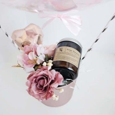 Balloon Hamper Mothers Day Flower Candle Balloon