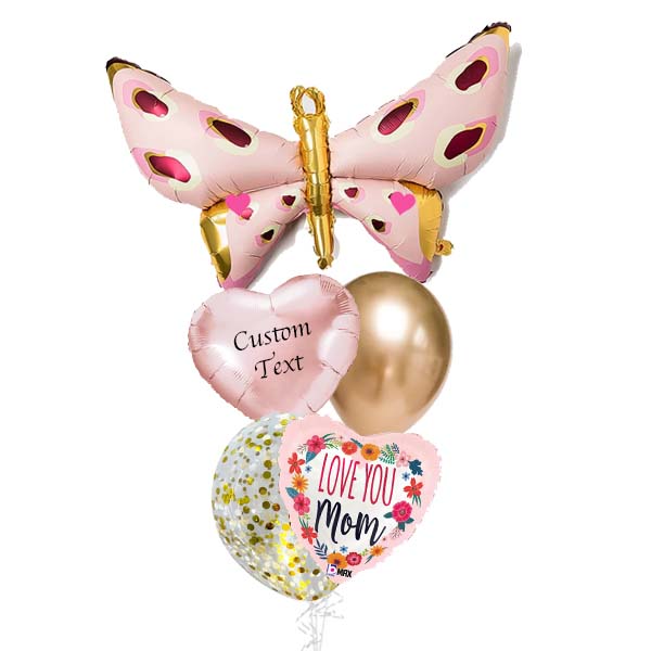 Mothers Day vintage butterfly balloon boquuet