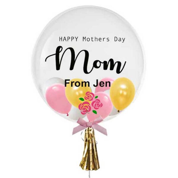 24 inch Balloon Happy Mothers Day Flower