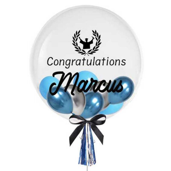 24 inch Graduation Balloon Congratulations Wreath