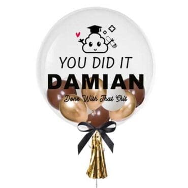 24 inch Graduation Balloon Done with That shit