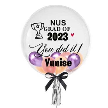 24 inch Graduation Balloon NUS Grad You did it