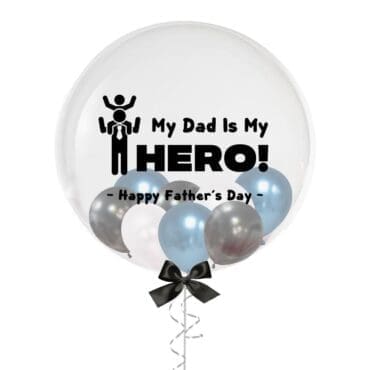 24" Father's Day Hero Balloon with Mini Balloons