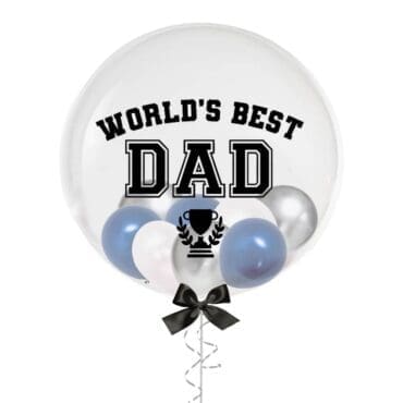 24" Father's Day Best Dad Award Balloon with Mini Balloons