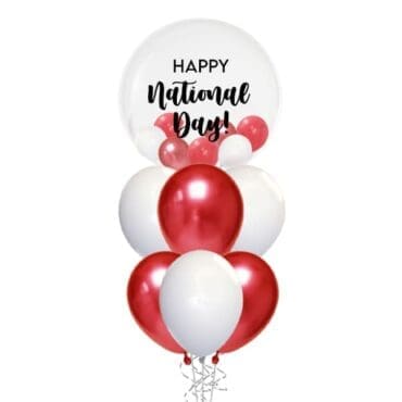 24" National Day Balloon in Balloon Giant Balloon Bouquet