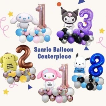 Sanrio Kuromi Cinnamoroll Melody Deluxe Balloon Centerpiece