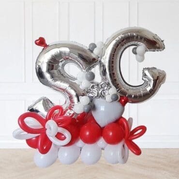 National day balloon centerpiece 58