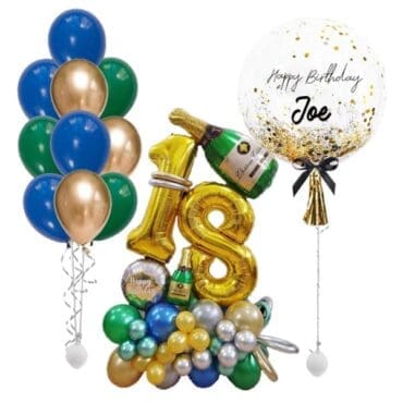 Deluxe - Green Champagne Bottle