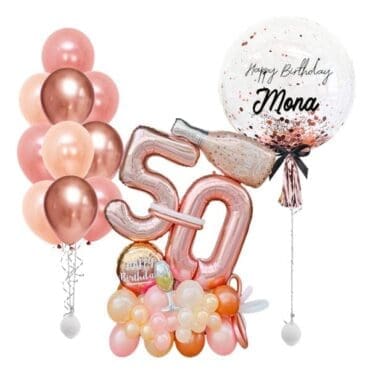 Deluxe - Rose Gold Champagne Bottle