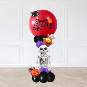 Halloween Blood Skeleton Balloon Column
