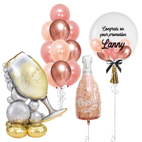Mega - Rose Gold Champagne Bottle