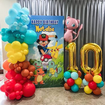 Pokemon Balloon backdrop