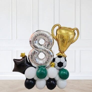 Soccer Champion Winner Balloon Centerpiece