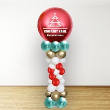 24 inch Christmas Customize balloon Column