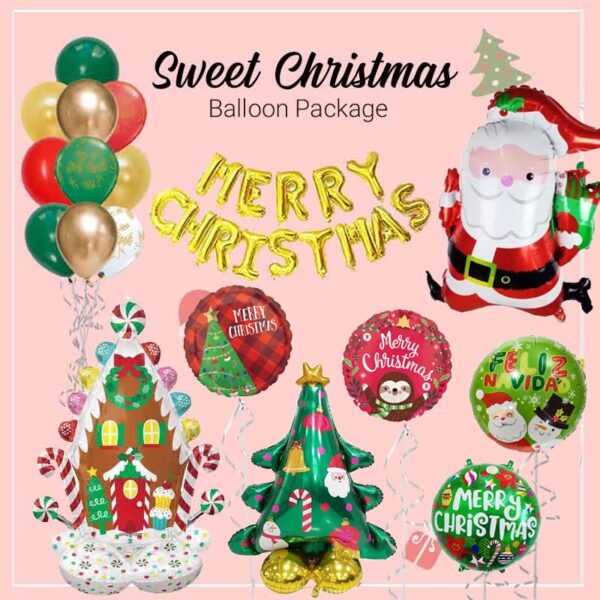 Sweet Christmas Balloon Package
