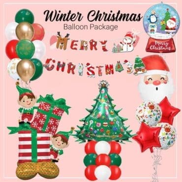 Winter Christmas Balloon Package