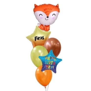 Woodland Foxy Fox Balloon Bouquet