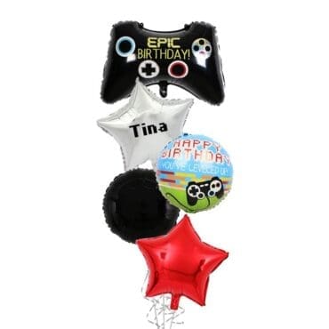 Epic Game Birthday Balloon Bouquet