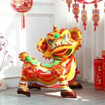 30 inch CNY Lion Dance Balloon Airloonz