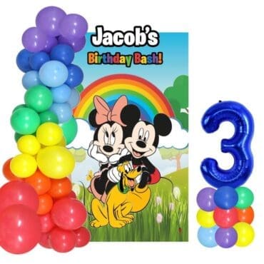 Party board setup mickey