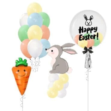Easter Bunny Carrot Mega Balloon Package