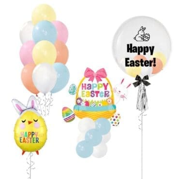 Easter Chick Bunny Mega Balloon Package