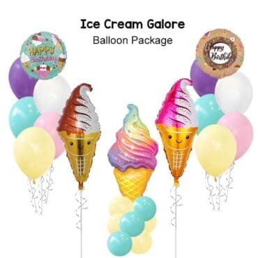 Ice Cream Galore Balloon Package