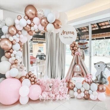 Ring Frame Rabbit Balloon Garland