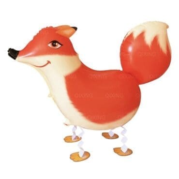 Walking pets balloon fox