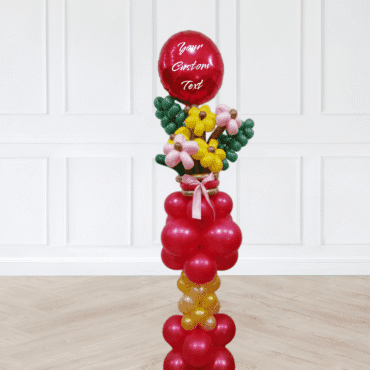Flower Arrangement Balloon Column