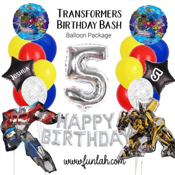 Transfomer Bash Balloon Package